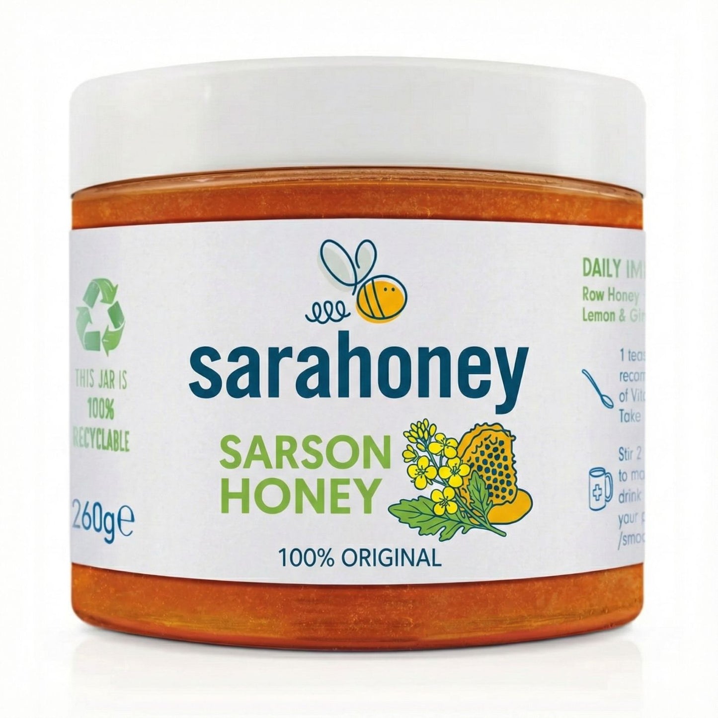 raw mustard honey 300gm